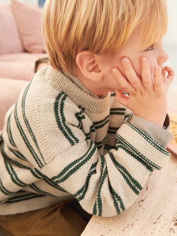 2401 - 6 Aron Sweater Junior - Modèle - Sandnes Garn