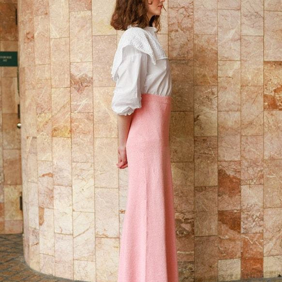 2404 - 08 Milly Sweater (a), Milly Skirt short(b) or long (c) - Modèle - Sandnes Garn