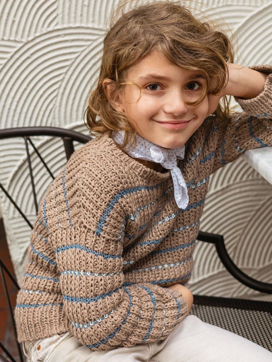 2405 - 03 Sebbe Sweater Junior - Sandnes Garn
