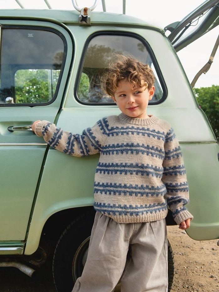 2506 - 02 Ridge Sweater Junior - Sandnes Garn