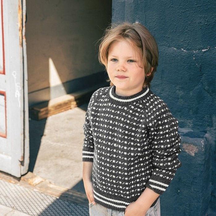 2509 - No. 3a 3b Islender Sweater Junior - Sandnes Garn
