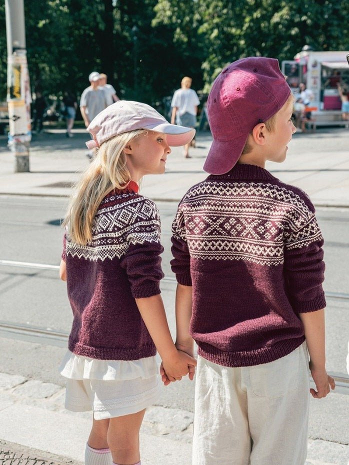 2509 - No. 4a 4b Setesdal Sweater Junior - Sandnes Garn
