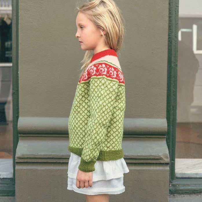 2509 - No 5 Blome Sweater Junior - Sandnes Garn