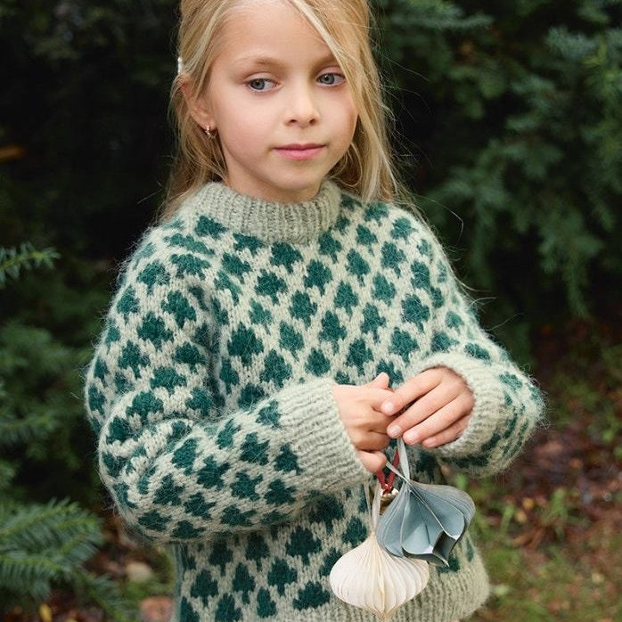 2511 - 1 Christmas Tree Sweater junior - Sandnes Garn