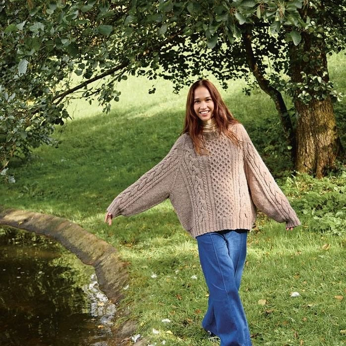 2513 - 4 Wilbur Cable Sweater - Sandnes Garn