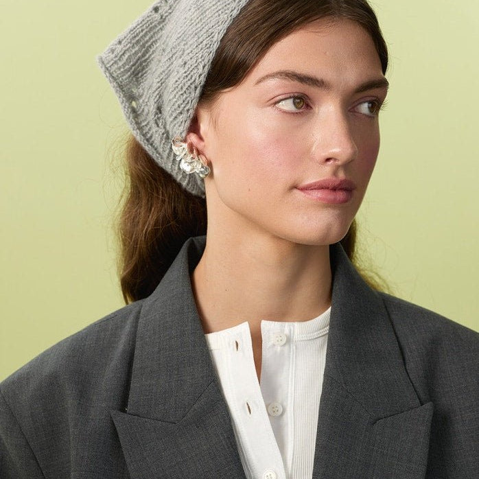 2607-3 Miu Pointelle Shawl - Sandnes Garn