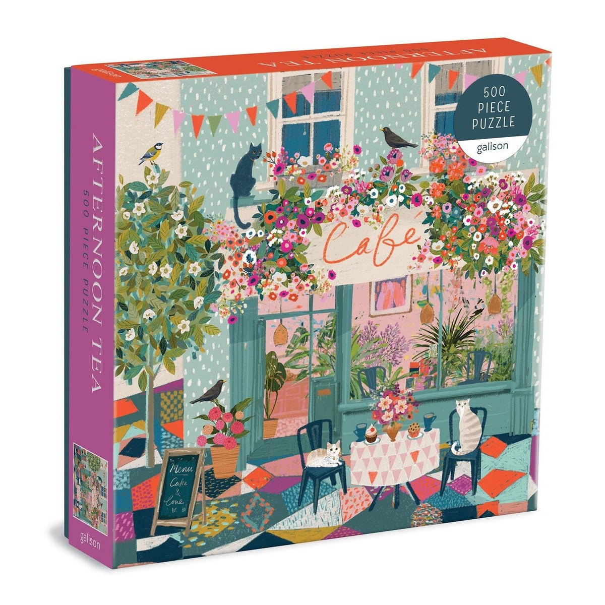 Afternoon Tea 500 Piece Jigsaw Puzzle - Galison