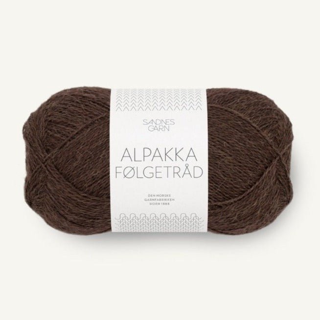3091 - Cacao Nibs Alpakka Følgetråd - Sandnes Garn