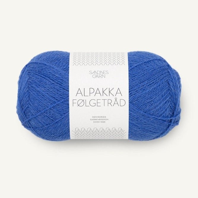5845 - Dazzling Blue Alpakka Følgetråd - Sandnes Garn