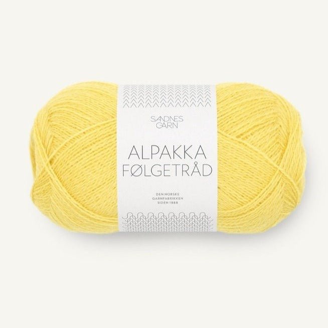 9004 - Lemon Alpakka Følgetråd - Sandnes Garn