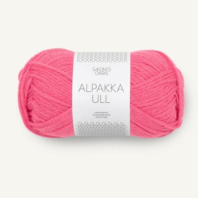 4315 - Bubblegum Pink Alpakka Ull - Sandnes Garn