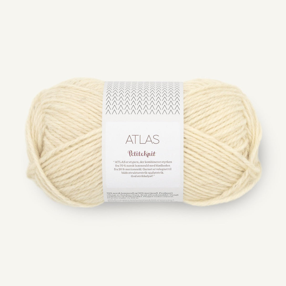 PetiteKnit 1016 - Milk Melange Atlas - Sandnes Garn