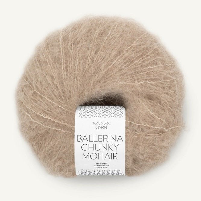 2650 - Beige Melange Ballerina Chunky Mohair - Sandnes Garn
