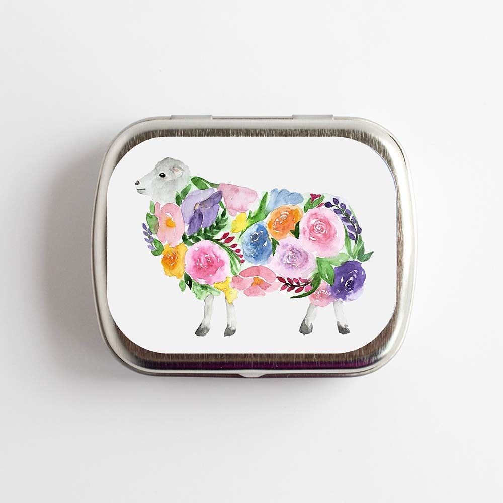 Floral Sheep Small Boîte de rangement pour marqueurs Twice Sheared Sheep - Twice Sheared Sheep