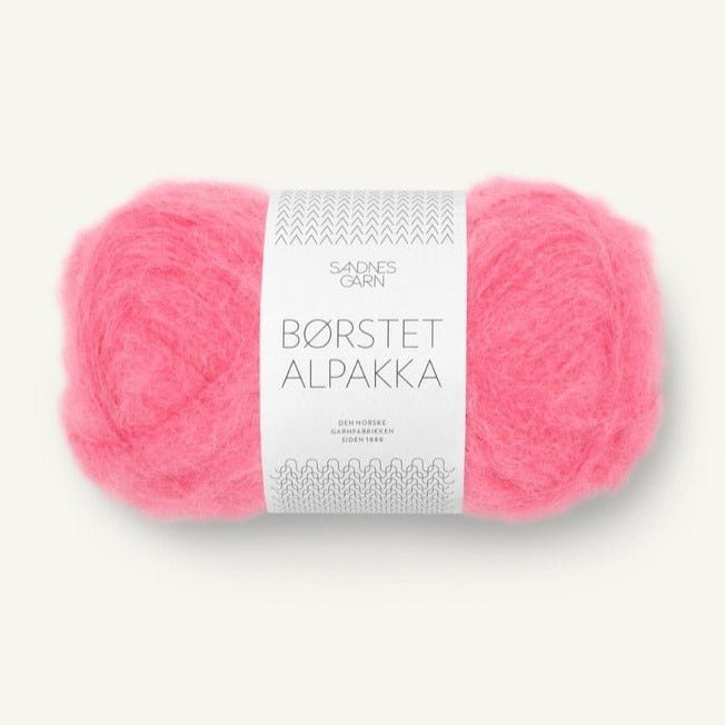 4315 - Bubblegum Pink Børstet Alpakka - Sandnes Garn