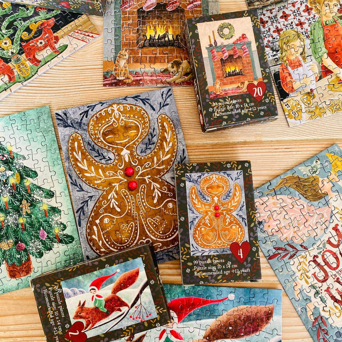Calendrier de l’Avent – 24 mini - puzzles - Penny Puzzle