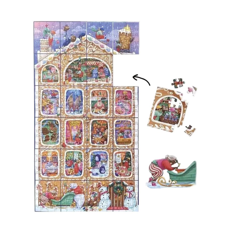 Calendrier de l’avent de puzzles – Peek Into Santa’s Workshop - Professor Puzzle
