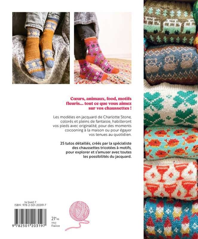 Chaussettes créatives à tricoter - Charlotte Stone - Livre en pré-commande - Charlotte Stone