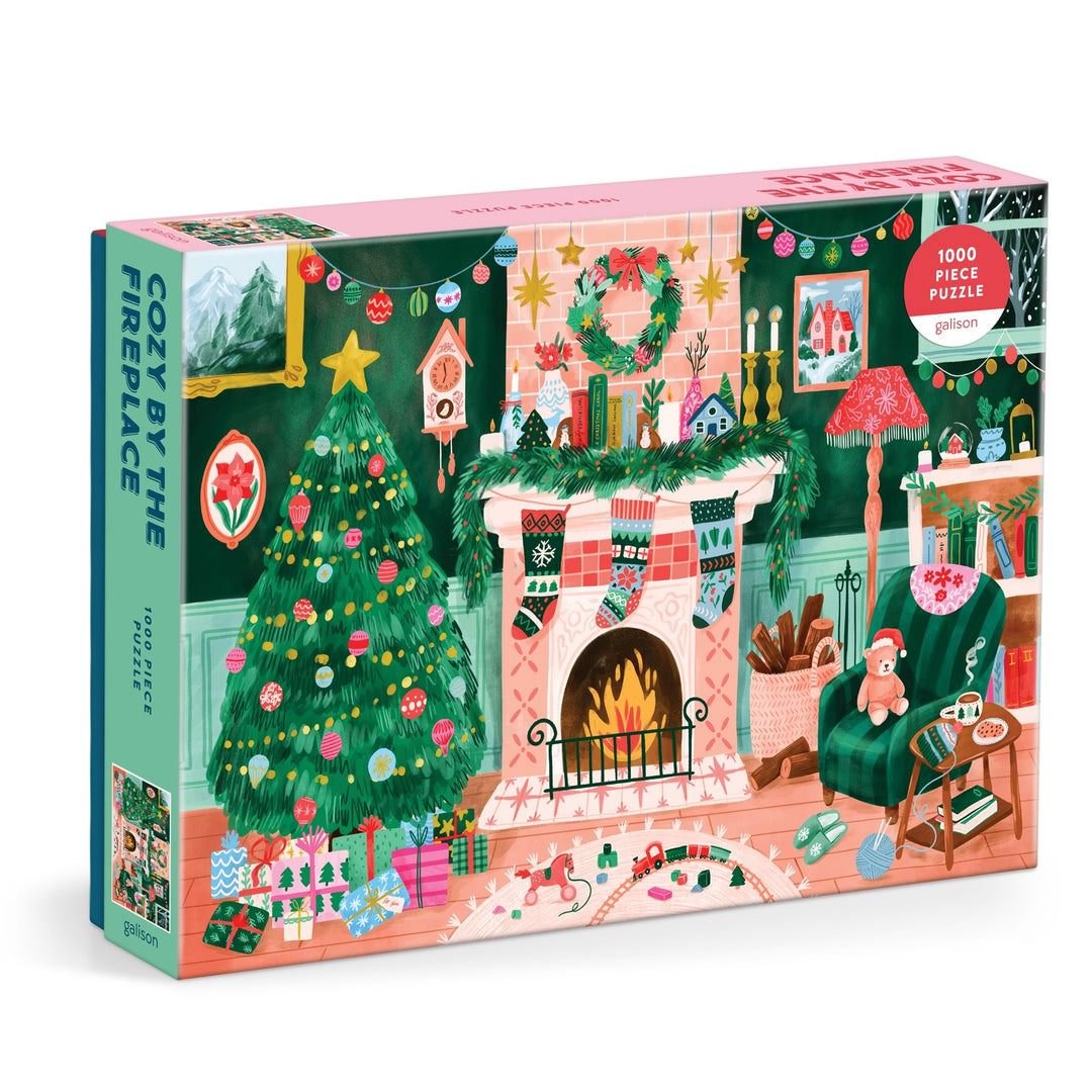 Cozy by the Fireplace - Puzzle 1000 pièces - Galison