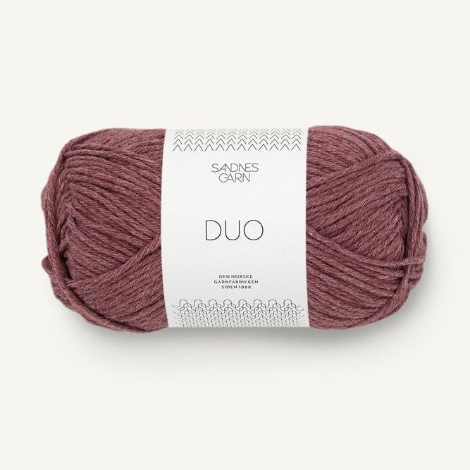 4344 - Mork Pudderrosa DUO - Sandnes Garn