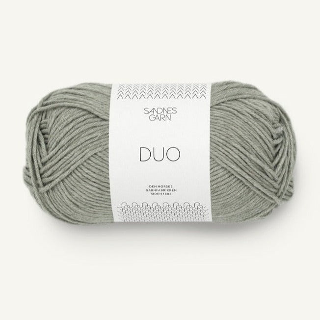 8521 - Stovet Lys Gronn DUO - Sandnes Garn