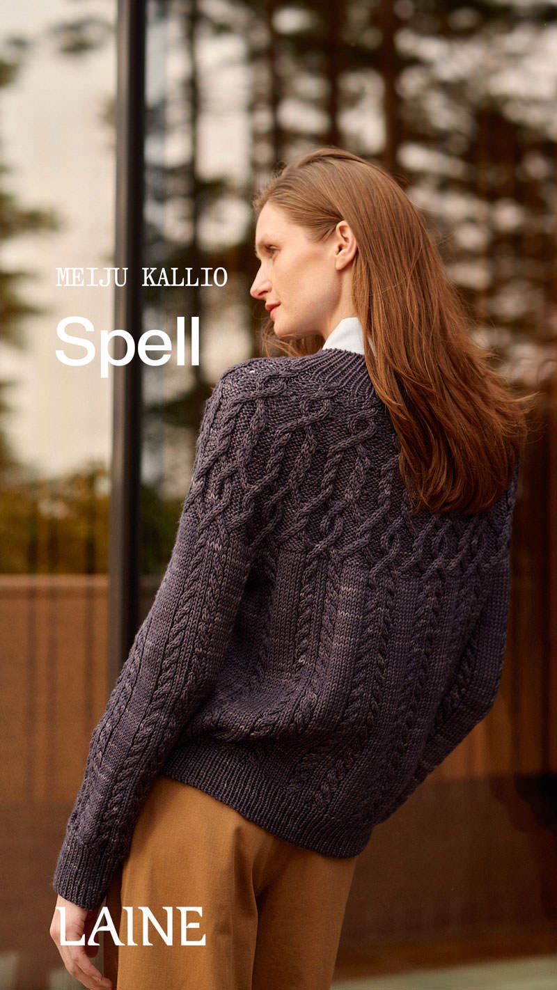 Entwined: Cables, Lace and Knitted Textures - Laine Magazine