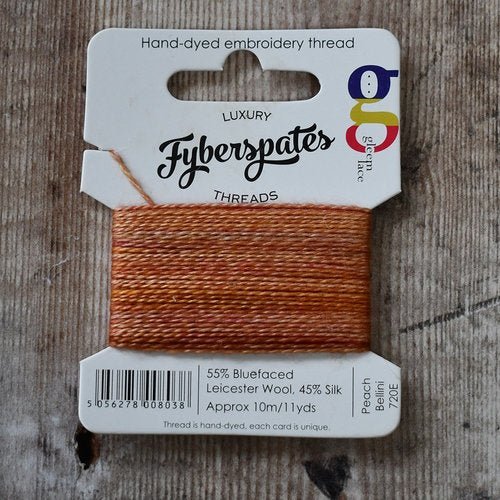720E Peach Bellini Fil à broder Gleem - Fyberspates