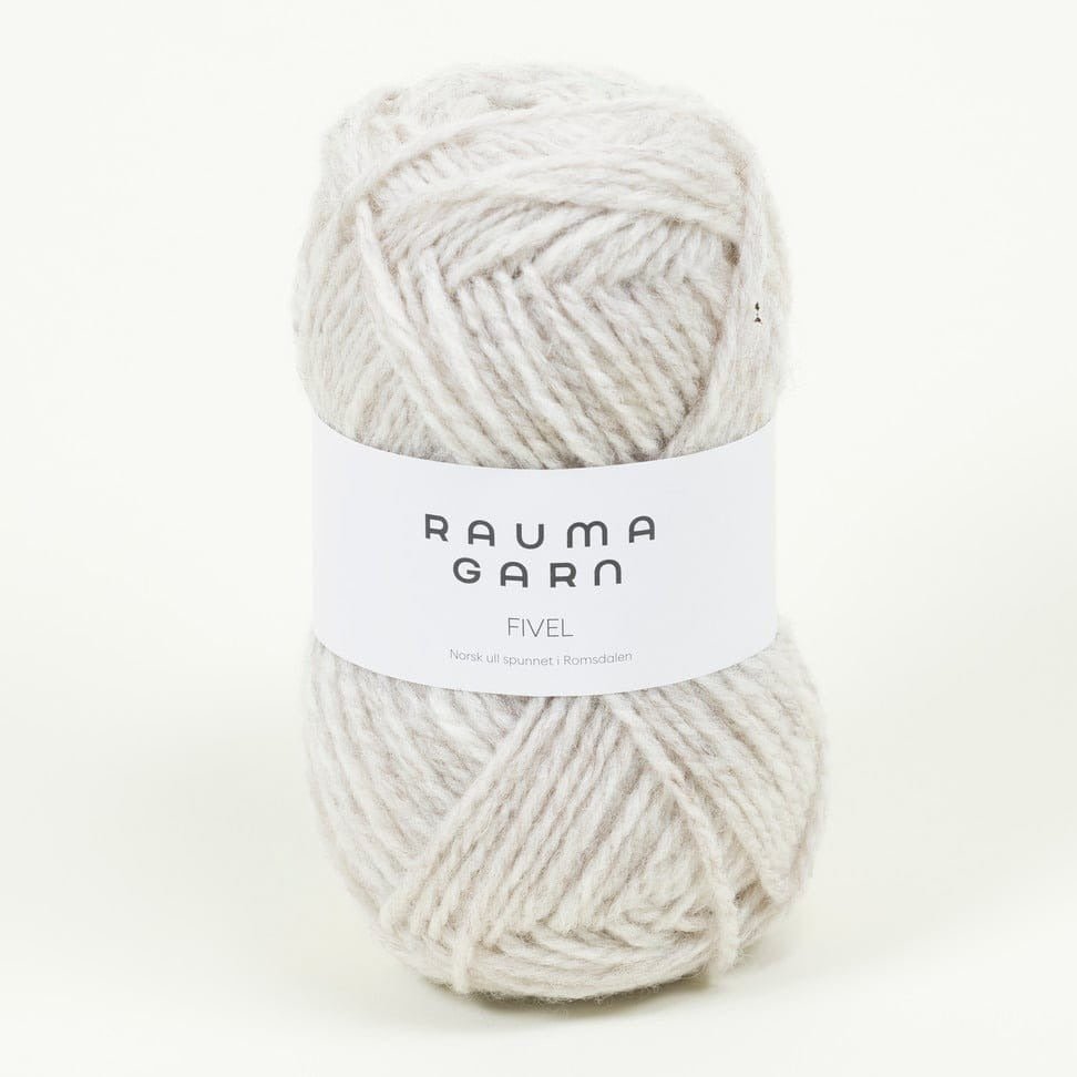 4078 - Lys Beige Melert Fivel - Rauma