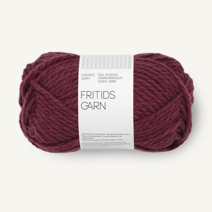 4372 - Burgundy FRITIDSGARN - Sandnes Garn