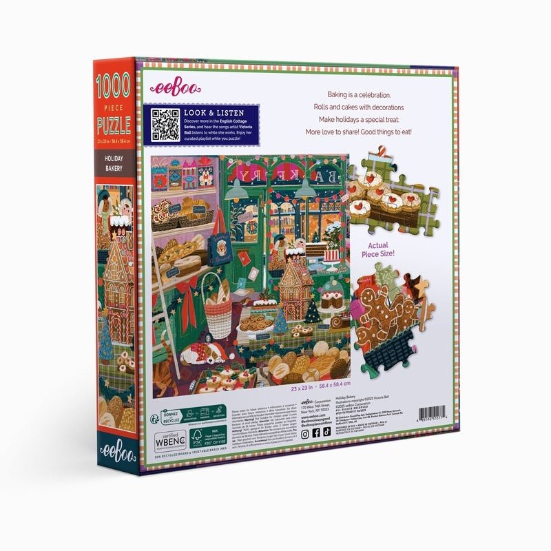 Holiday Bakery 1000 Piece Puzzle - Eeboo