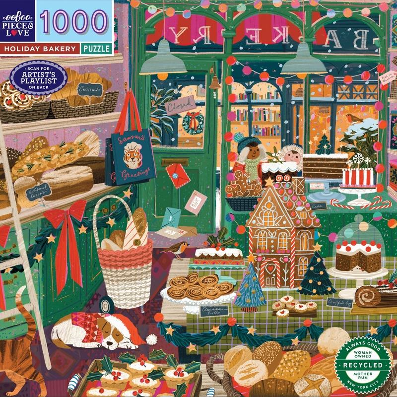 Holiday Bakery 1000 Piece Puzzle - Eeboo