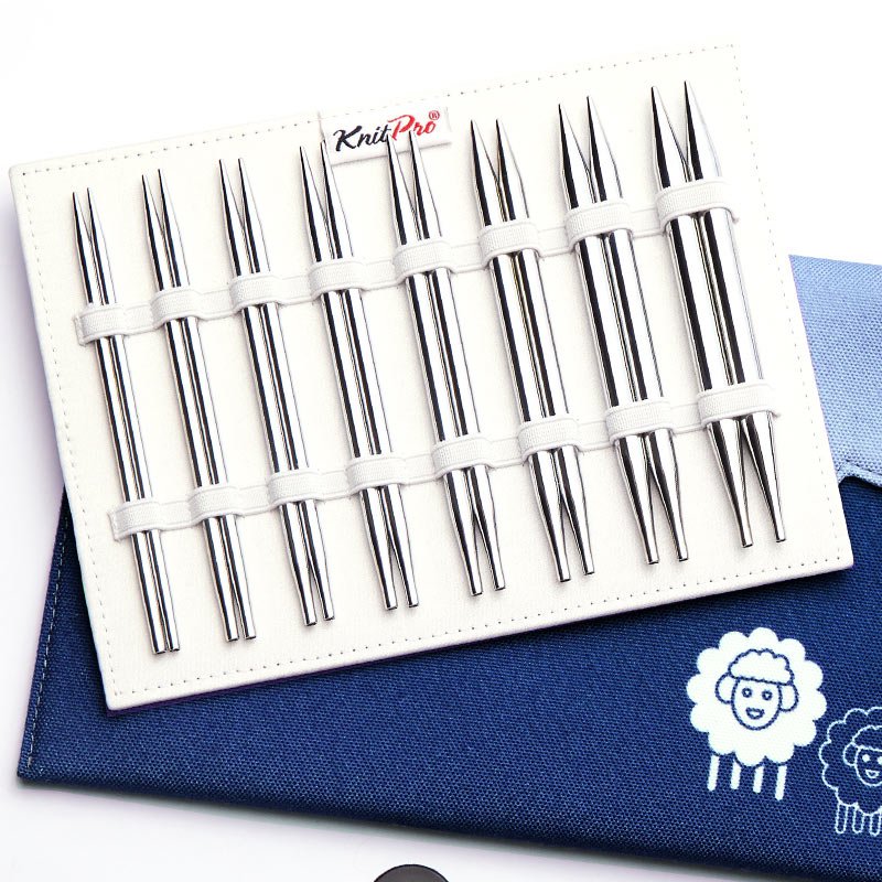 Kit d'aiguilles circulaires interchangeables Nova Metal Deluxe - Knit Pro