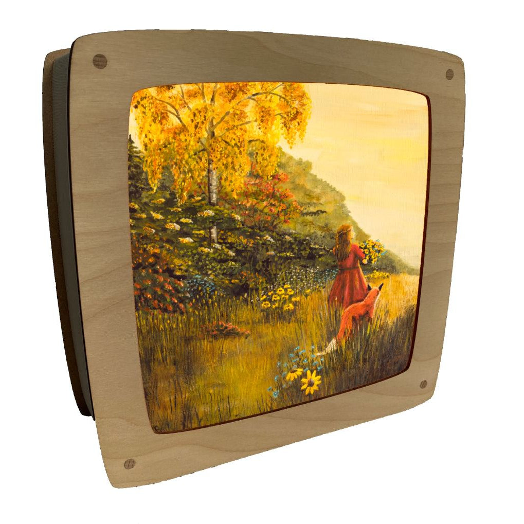 In the Field Lampe magique et ses plaques d'illustrations au choix - Esther Bennink