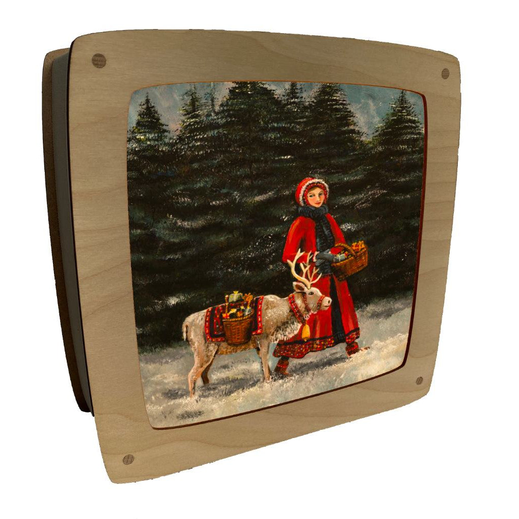 Record a Christmas Folk Tale Lampe magique et ses plaques d'illustrations au choix - Esther Bennink