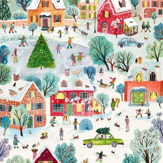 Le Village Enchanté de Noël Puzzle 2000p - Pieces & Peace