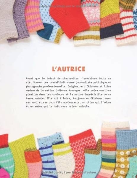 Mes chaussettes fun en tricot - 25 modeles colores pop et tendance - Summer Lee