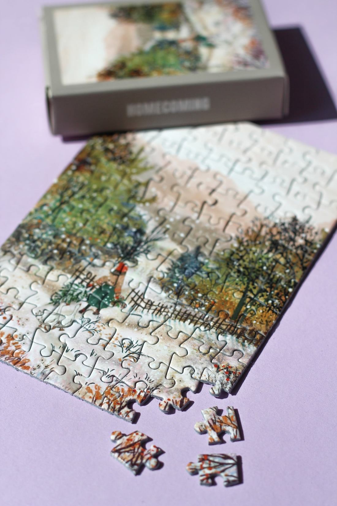 Mini - puzzle Retour à la maison, 99 pièces - Piecely Puzzles