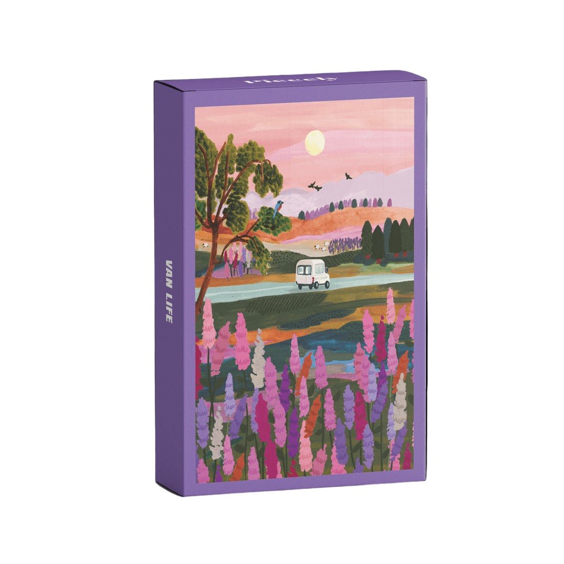 Mini - puzzle Van Life, 99 pièces - Piecely Puzzles