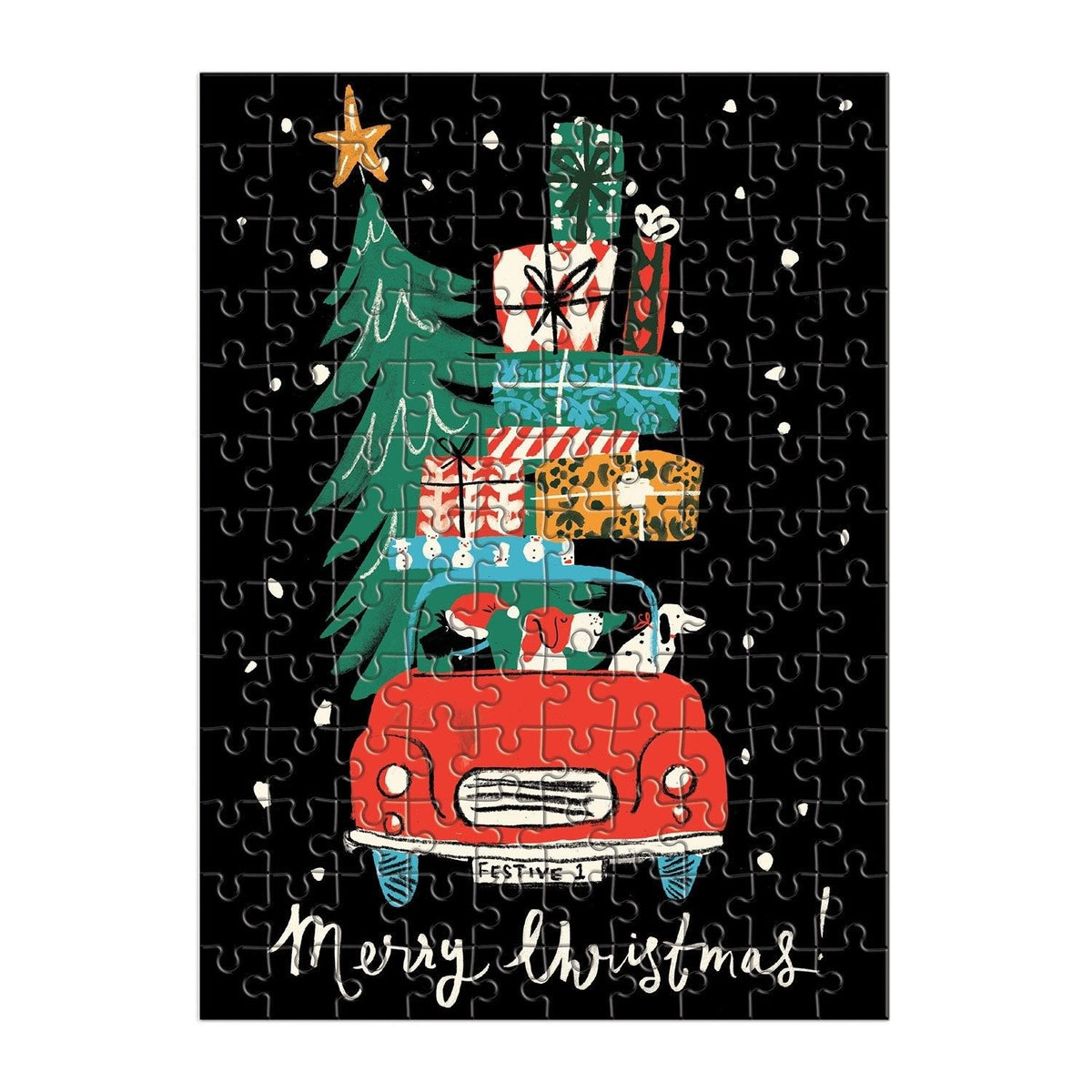 Christmas Car 130 Mini Puzzles de Noël - Galison