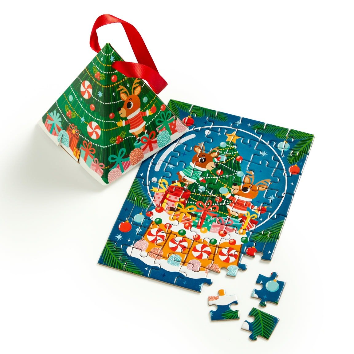 Santas Bakery 48 Mini Puzzles de Noël - Galison