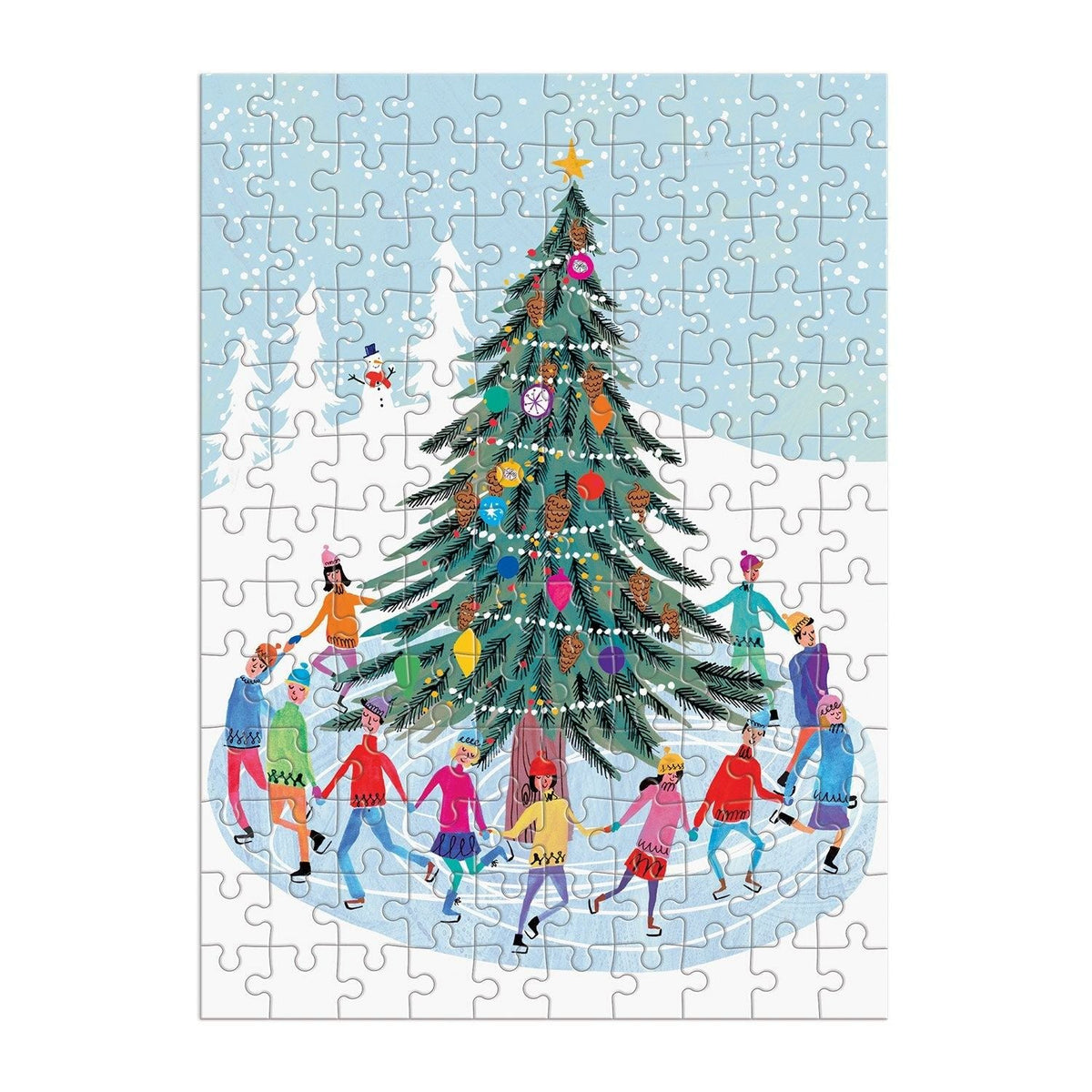 Tree Skaters 130 Mini Puzzles de Noël - Galison