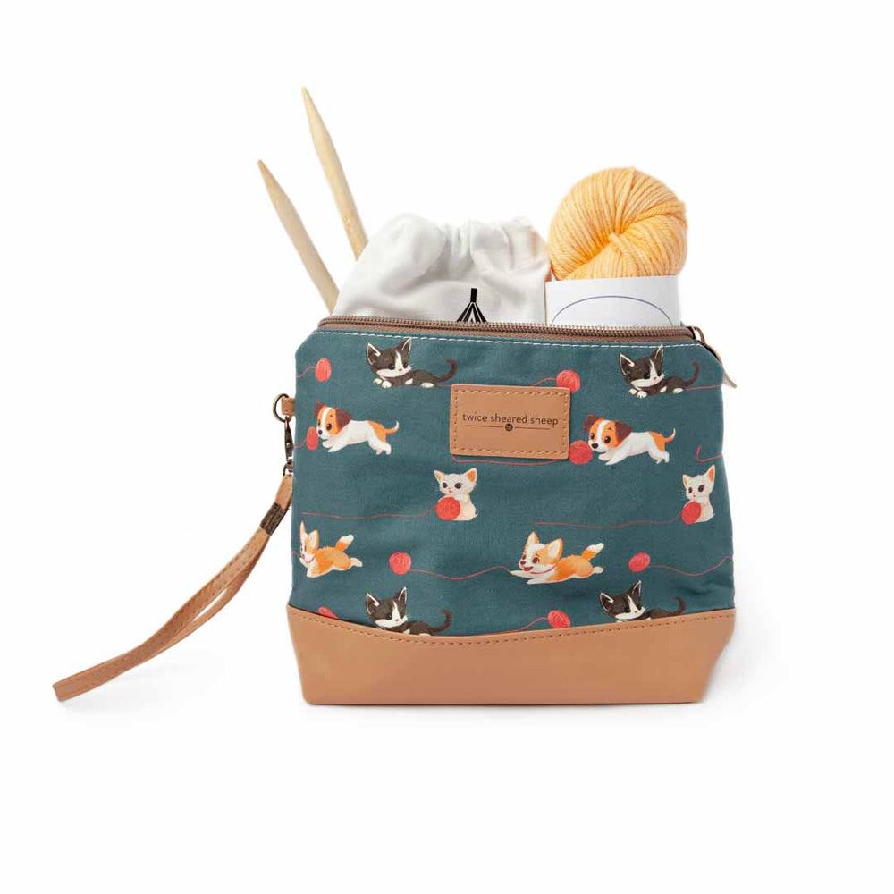 Chats et chiens Mini sac Trini – Petit sac à fermeture éclair - Twice Sheared Sheep