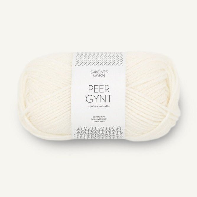 1002 - Ecru Peer Gynt - Sandnes Garn