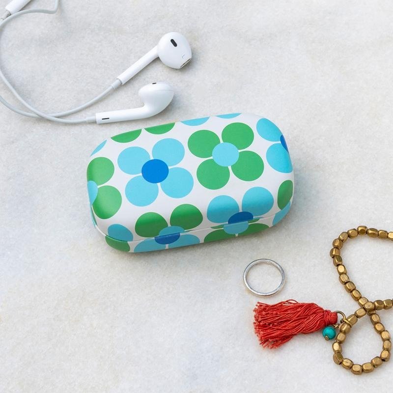 Blue and green Daisy Petite boite de rangement Rex London - Rex London