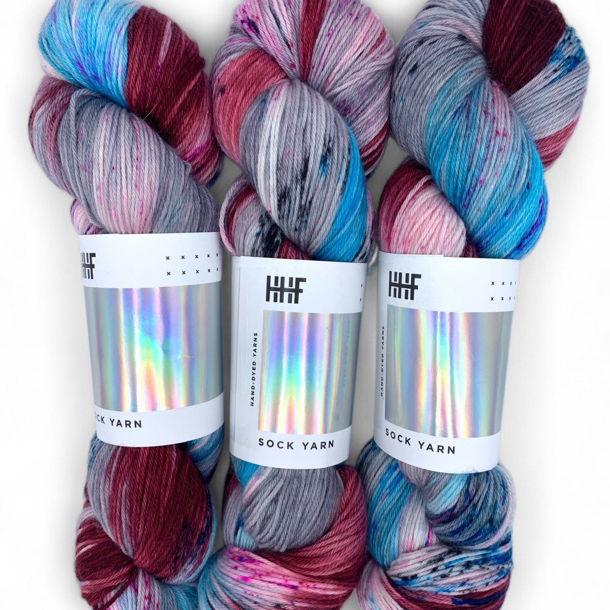Sock Fade Set 17 POTLUCK – SOCK YARN - Hedgehogfibres