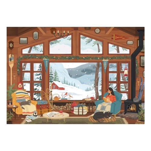 Puzzle Le Chalet - Trevell - 2000 pièces - Trevell