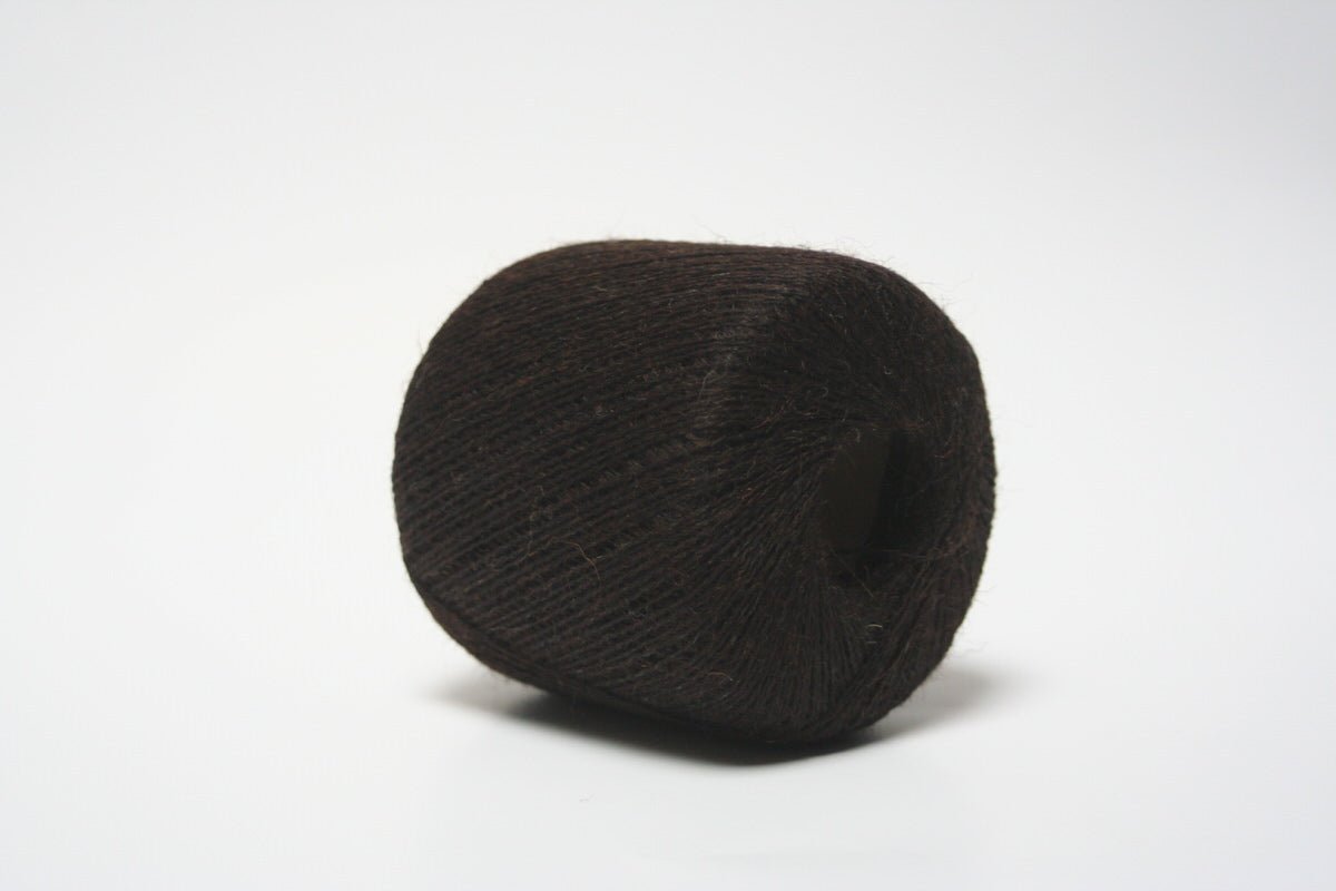 Black SHETLAND 2PLY SUPREME LACE WEIGHT - Jamieson & Smith