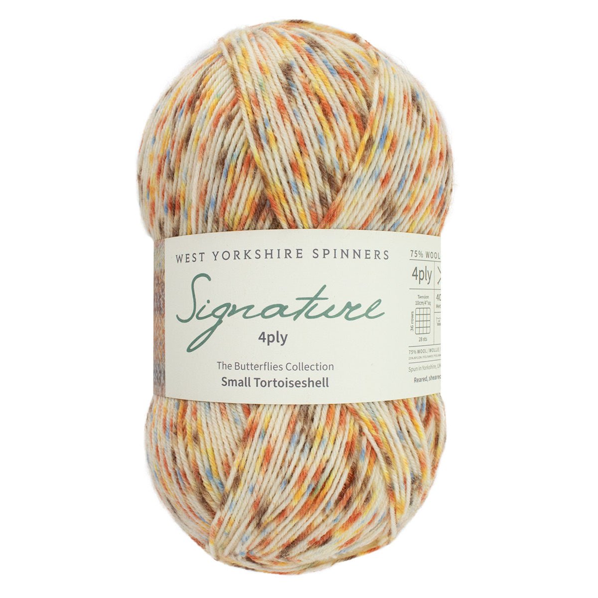 1243 - Small Tortoiseshell Signature 4ply Butterflies Collection - West Yorkshire Spinners