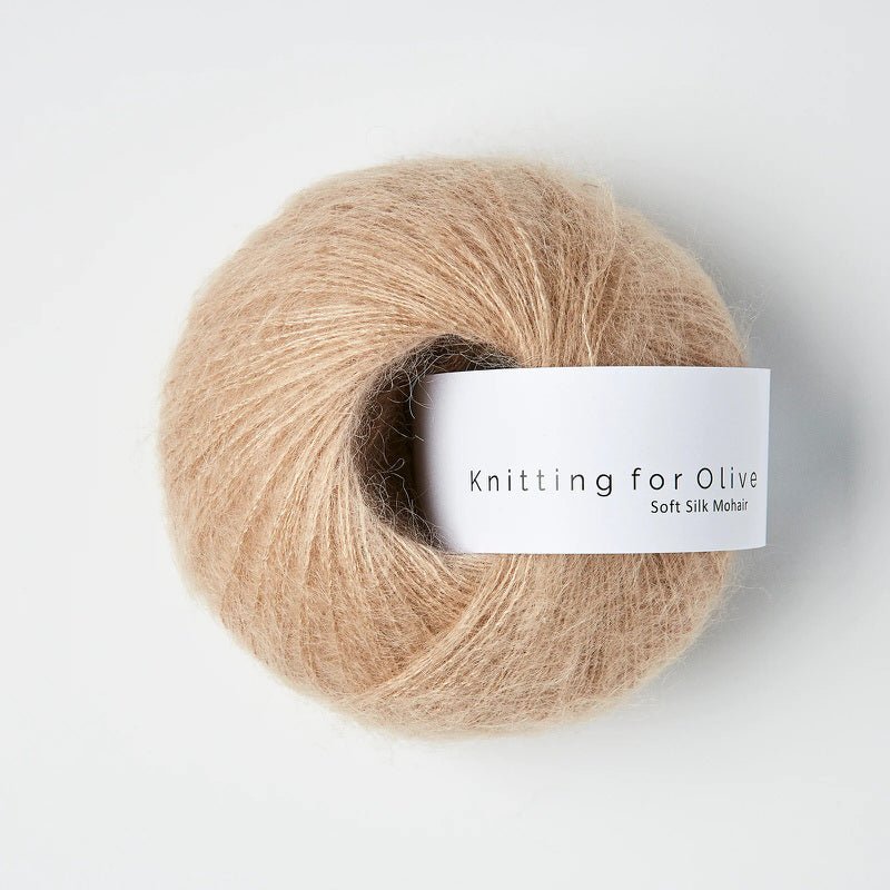 Mushroom Rose Soft Silk Mohair - Knitting for Olive