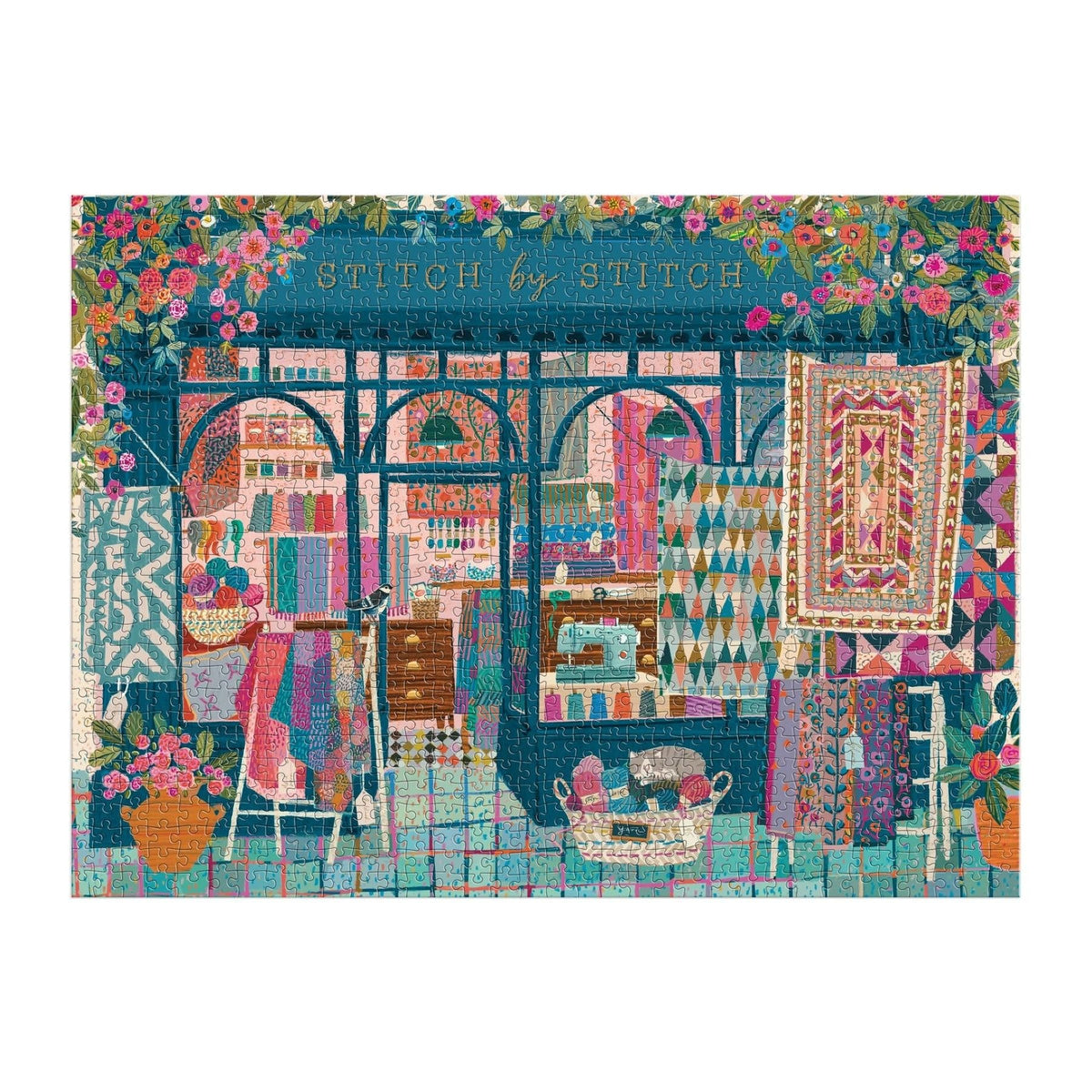 Stitch by Stitch 1000 Piece Puzzle - Galison